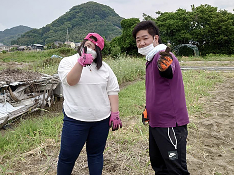 地球「沸騰化」時代の小農　国分ほのぼの　大雨対策で水捌けの溝